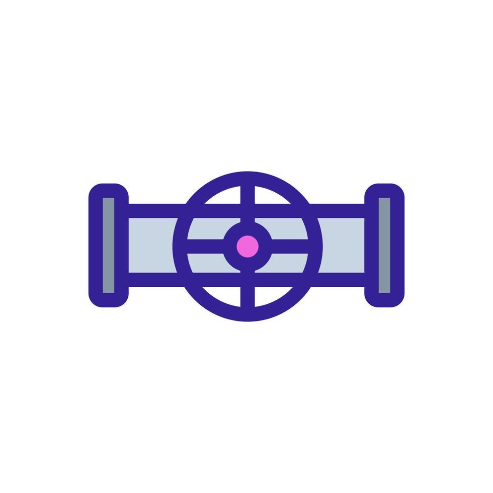 tap valve icon vector. Isolated contour symbol illustration vector
