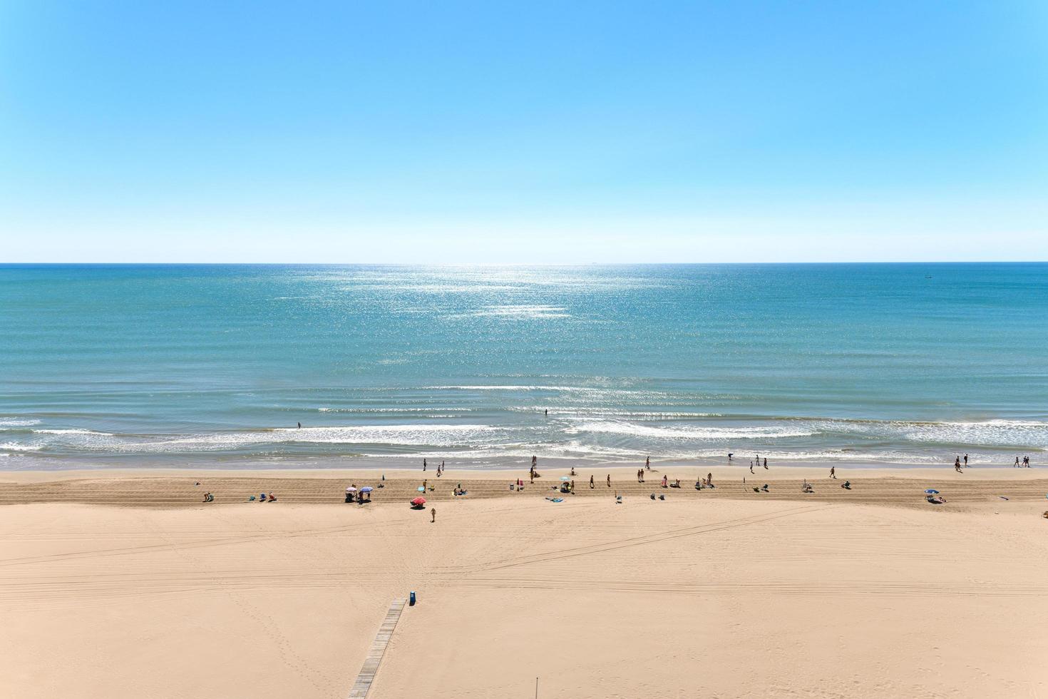 Cullera beach stock picture photo