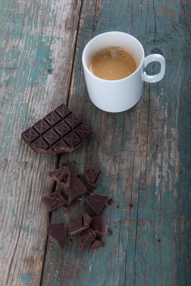 Chocolate and coffee photo