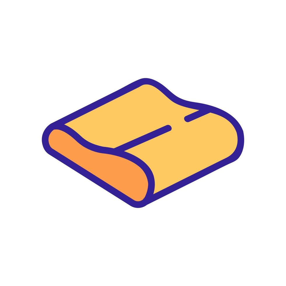 travel pillow icon vector outline illustration