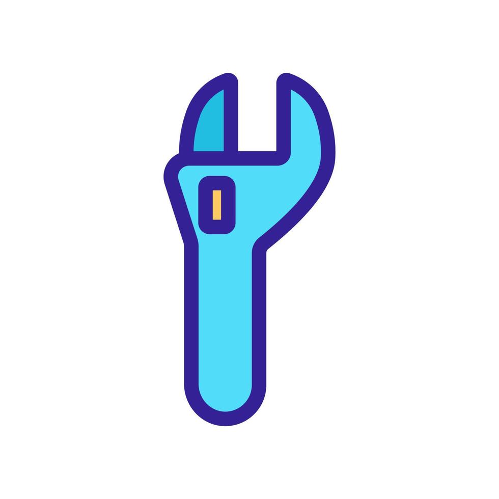 The drawk key icon is a vector. Isolated contour symbol illustration vector