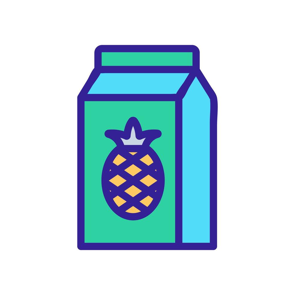 triangle sliced pineapple icon vector outline illustration