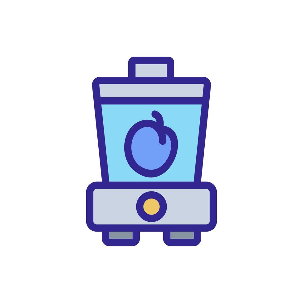 plum smoothie icon vector outline illustration