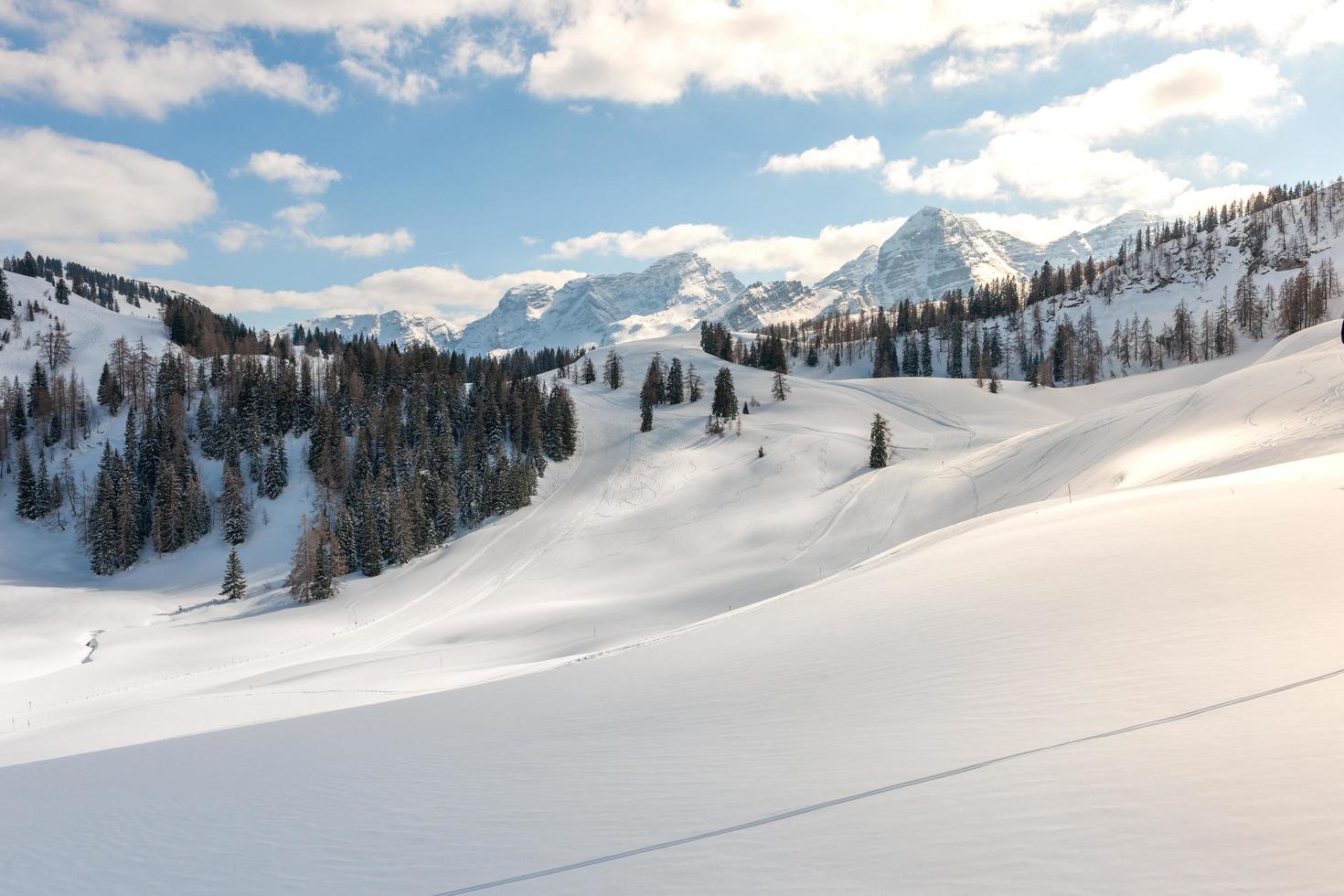Austrian winter landscape photo