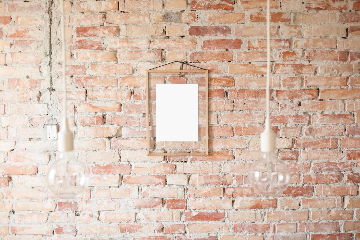 Picture frame on wall photo