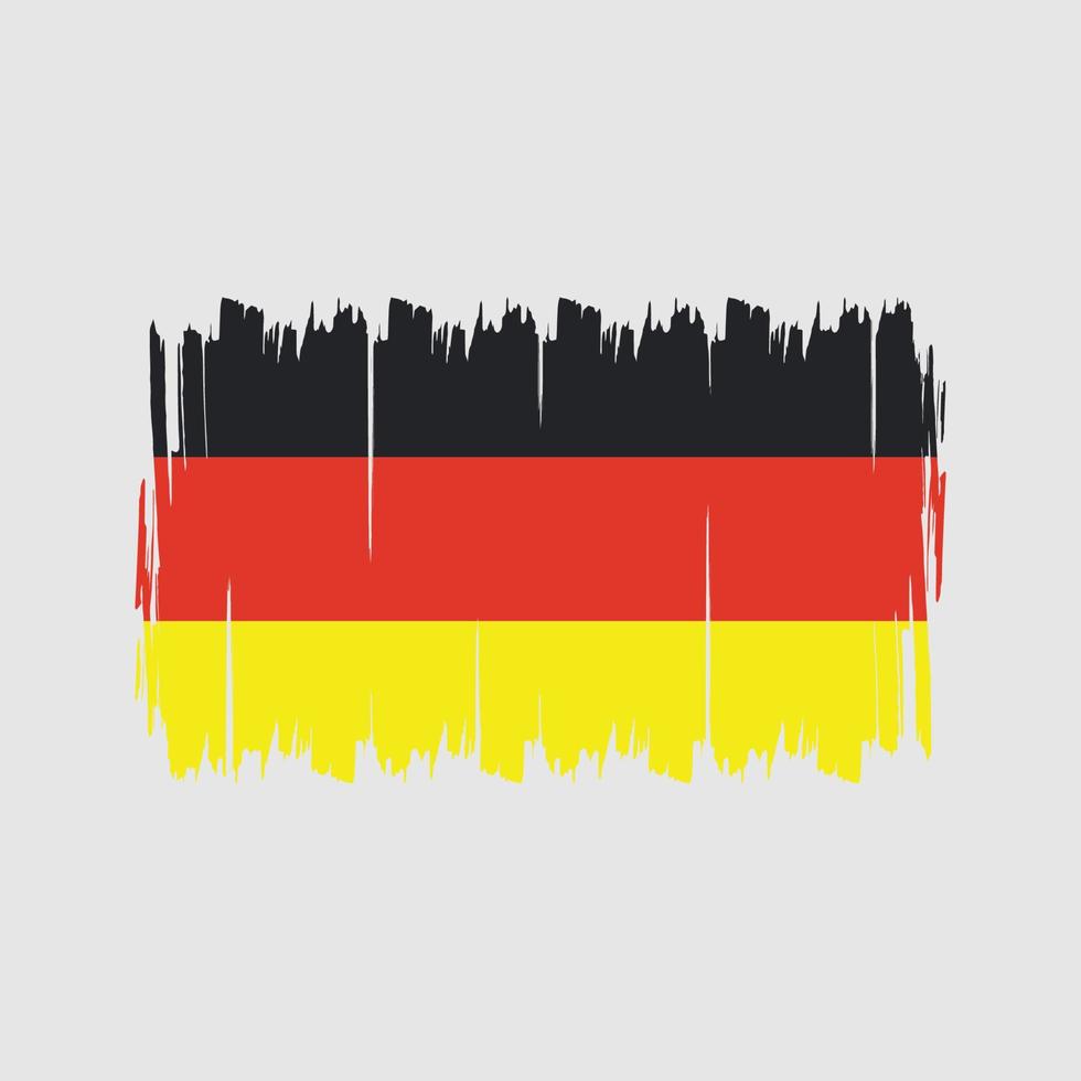 cepillo de bandera de alemania. bandera nacional vector