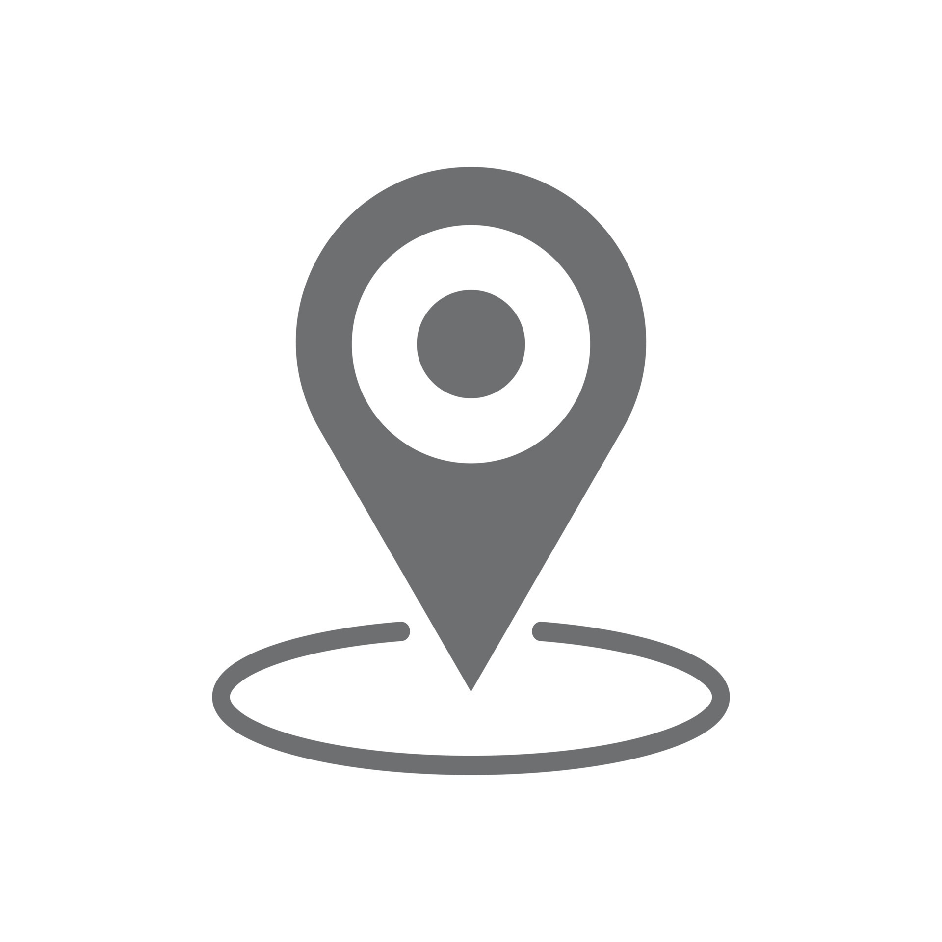 eps10 icono de mapa de ubicación de vector gris aislado sobre fondo