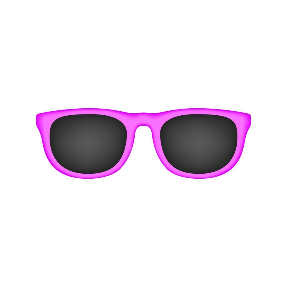 Glasses isolated on white background vector