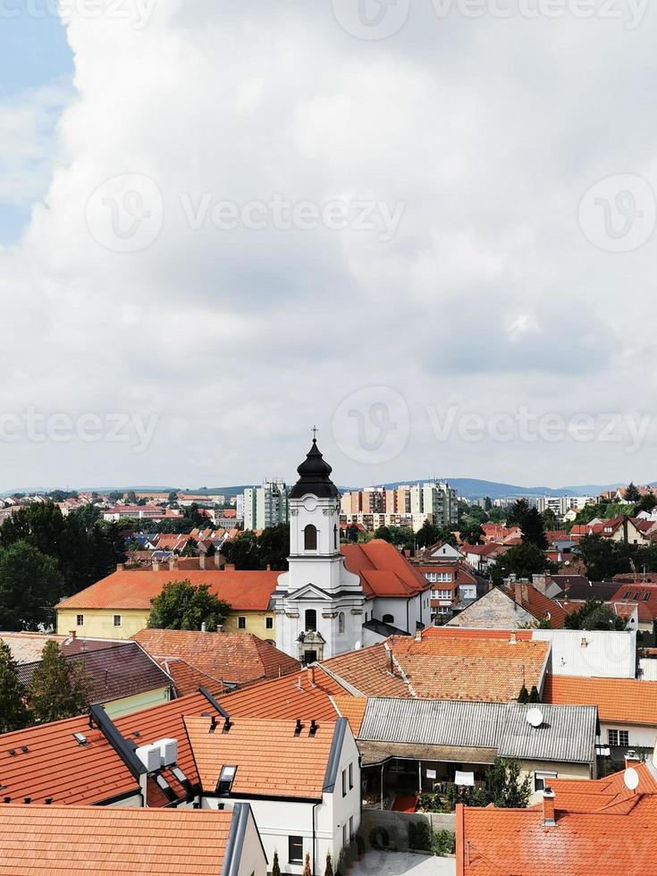 A magnificent view from the Castle of Eger. photo