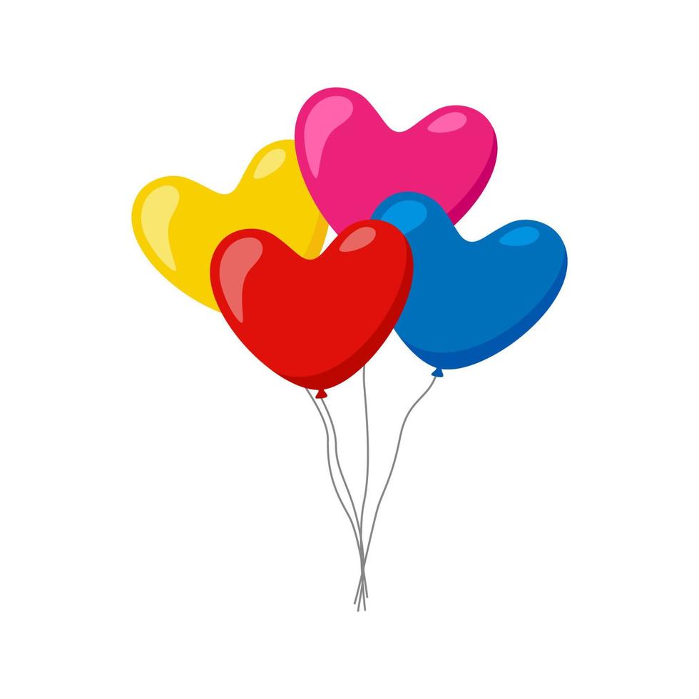 Balloon isolated on white background vector