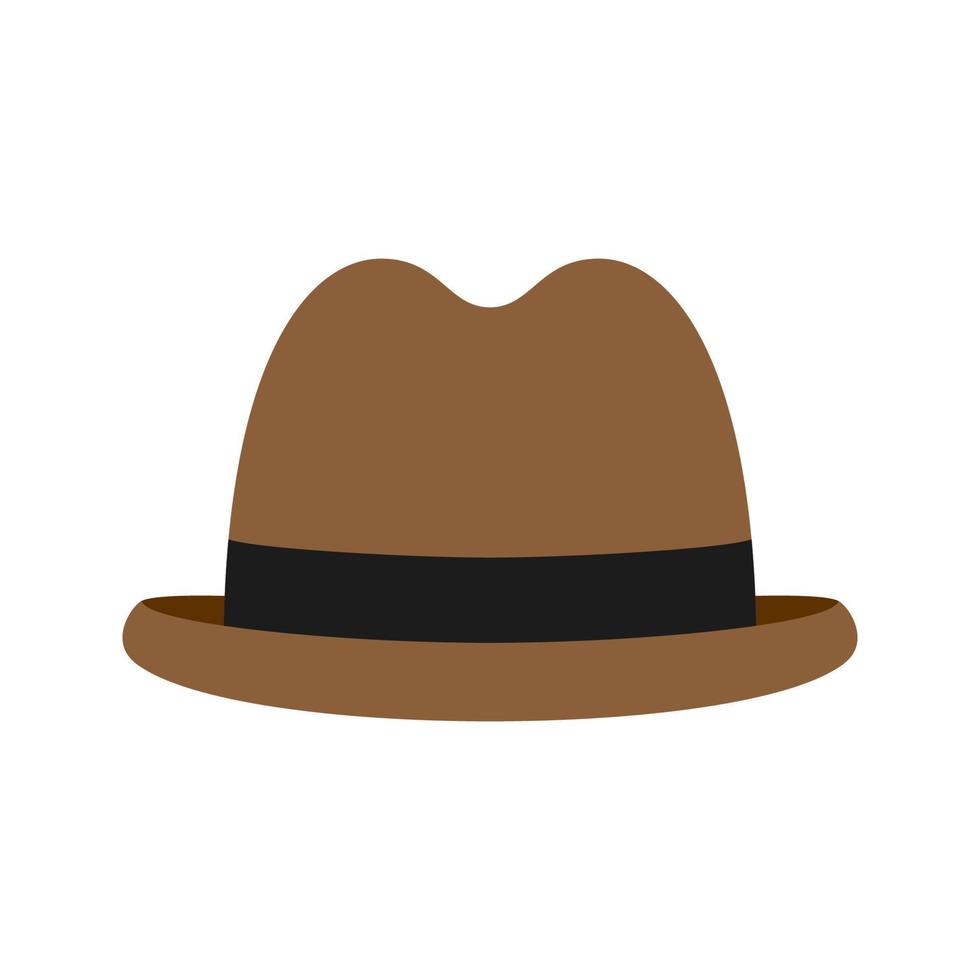 sombrero aislado sobre fondo blanco vector