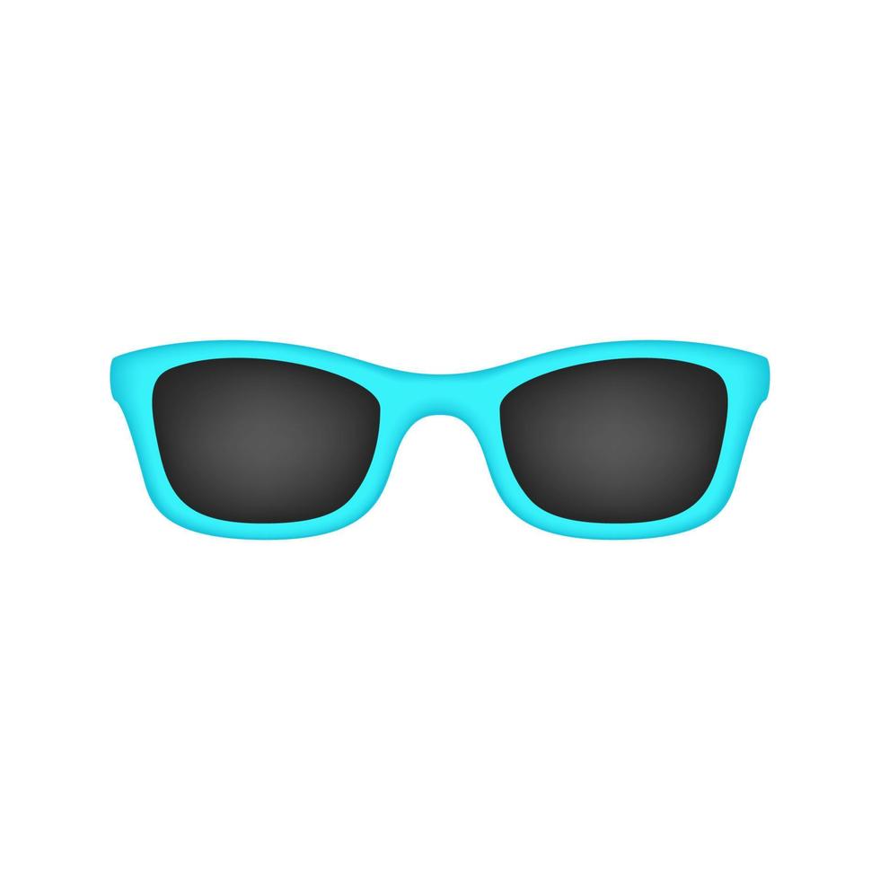 Glasses isolated on white background vector