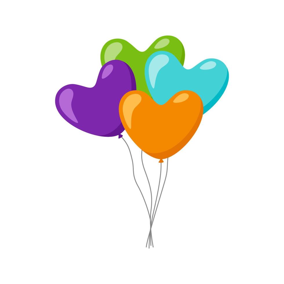 Balloon isolated on white background vector