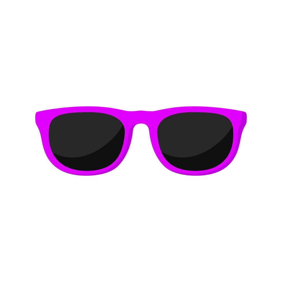Glasses isolated on white background vector