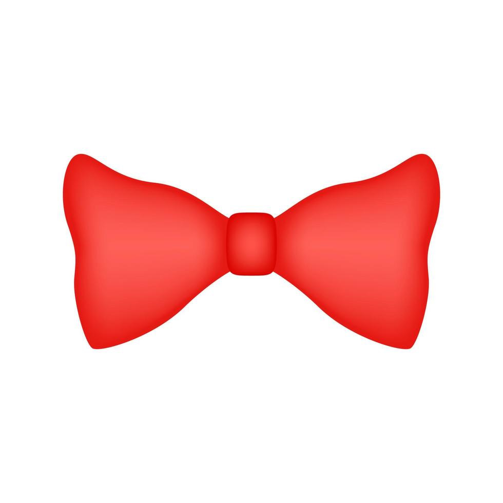 Bow Tie isolated on white background vector
