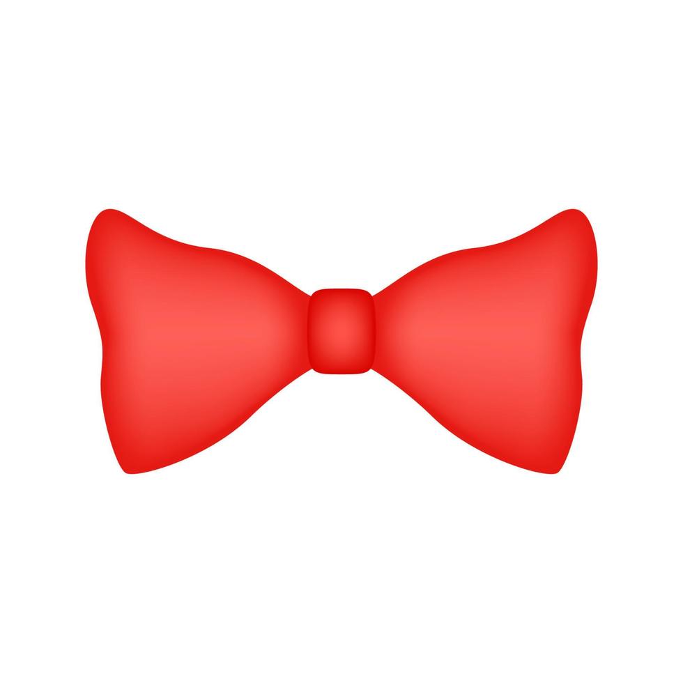 Bow Tie isolated on white background vector