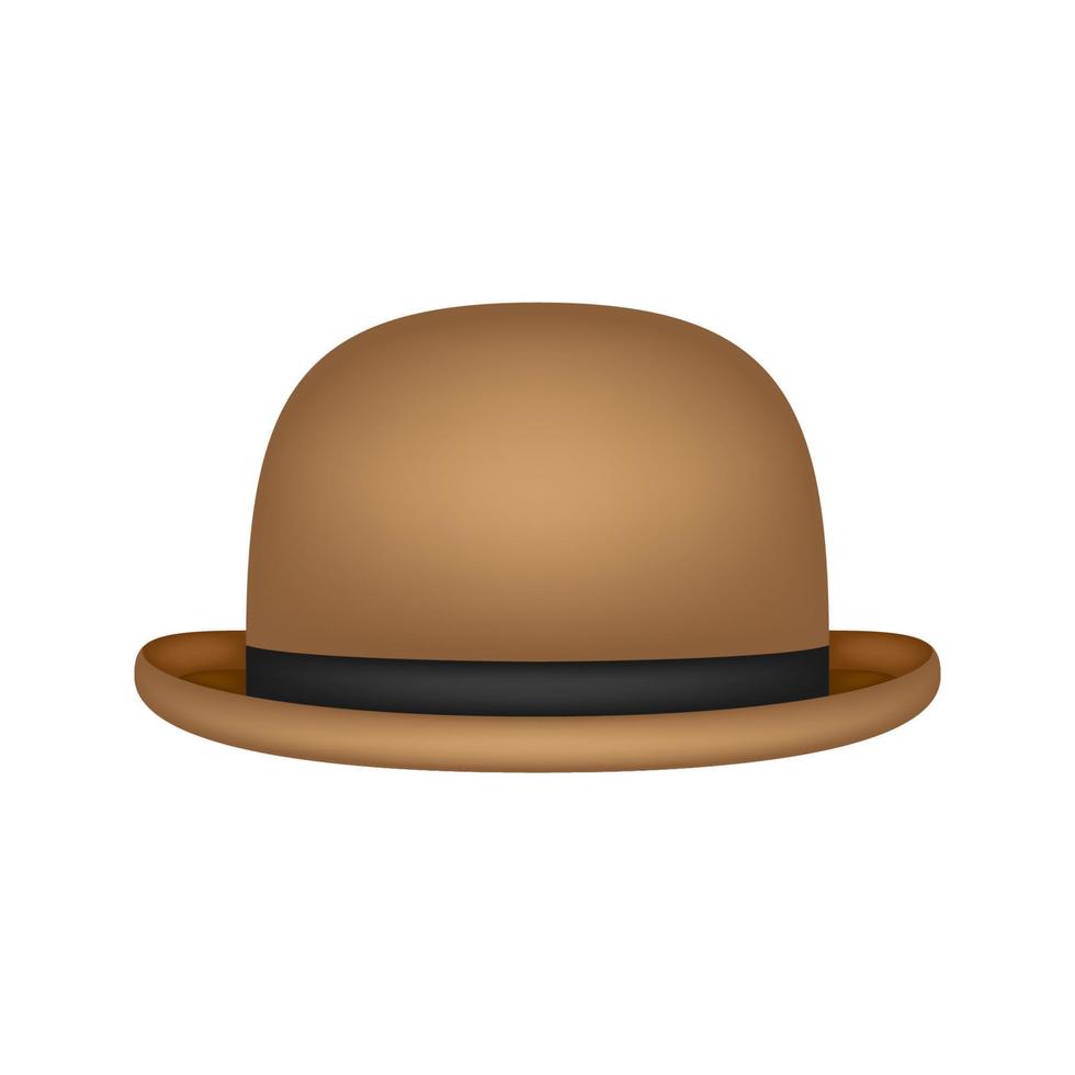 sombrero aislado sobre fondo blanco vector