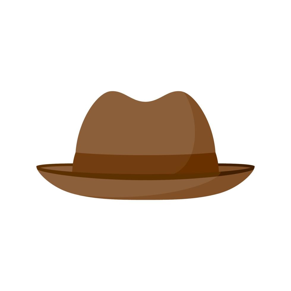 sombrero aislado sobre fondo blanco vector