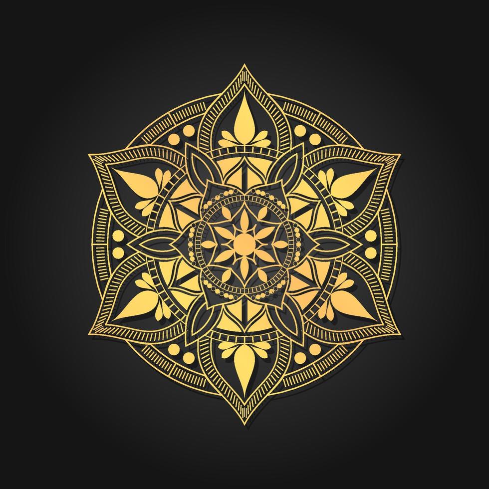 luxury ornament mandala template design vector