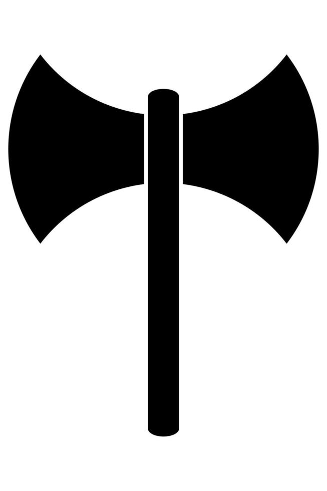 símbolo de labrys feminista lesbiana. ilustración vectorial vector