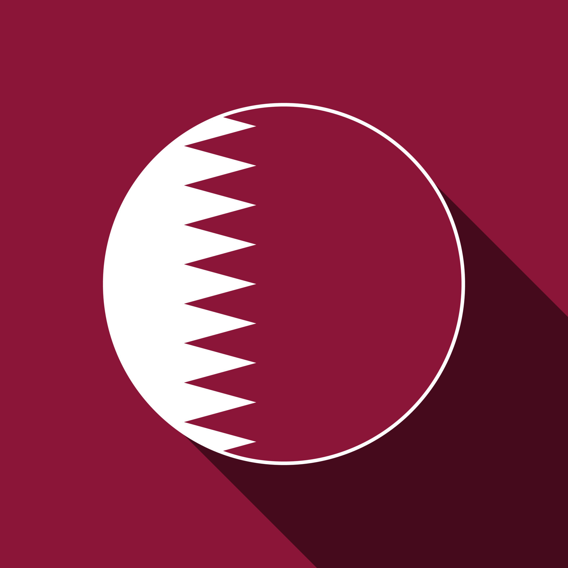 Country Qatar. Qatar flag. Vector illustration. 9760952 Vector Art at ...