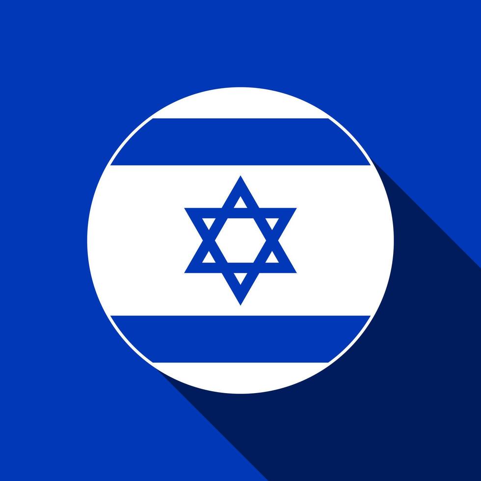 Israel país. bandera de israel ilustración vectorial vector