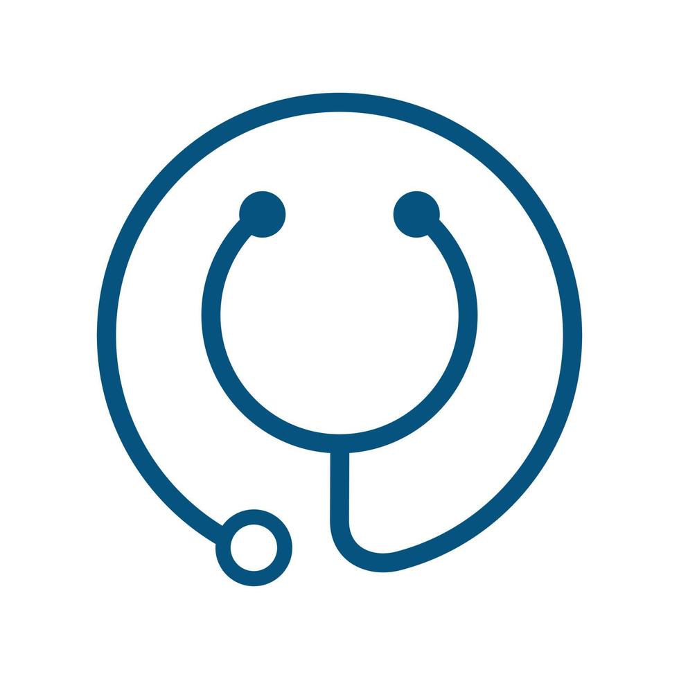 Stethoscope Hospital logo vector