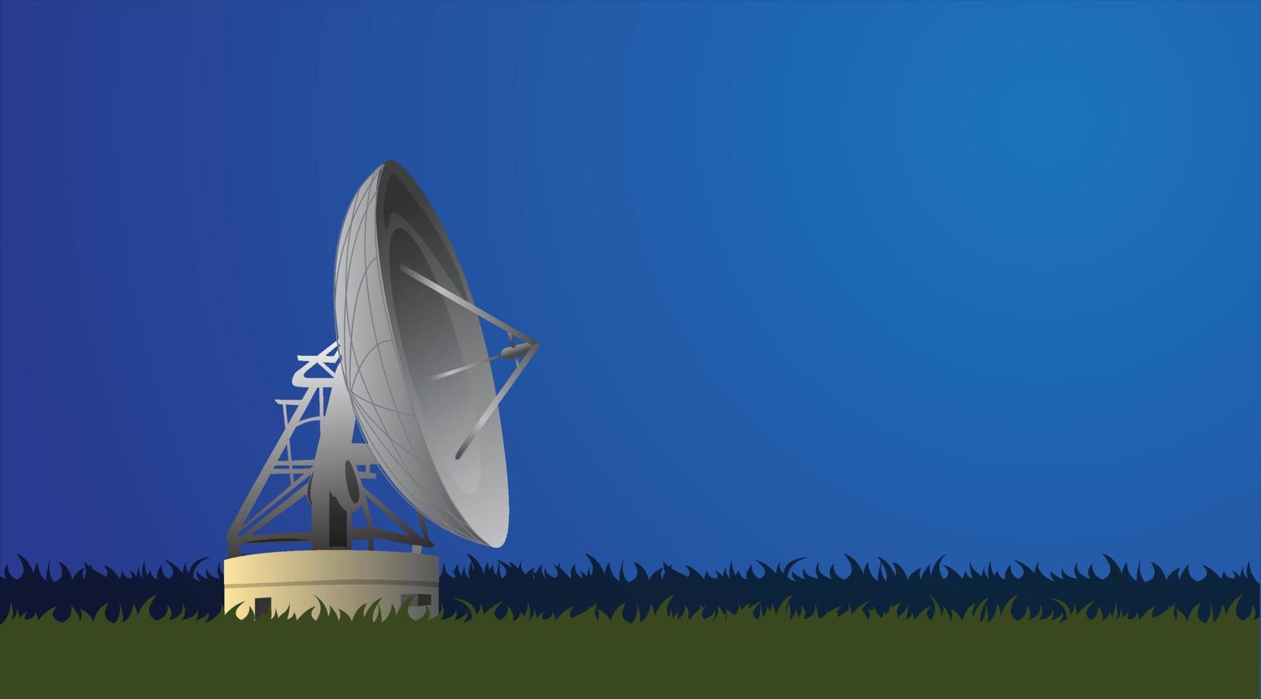 Satellite dish vector