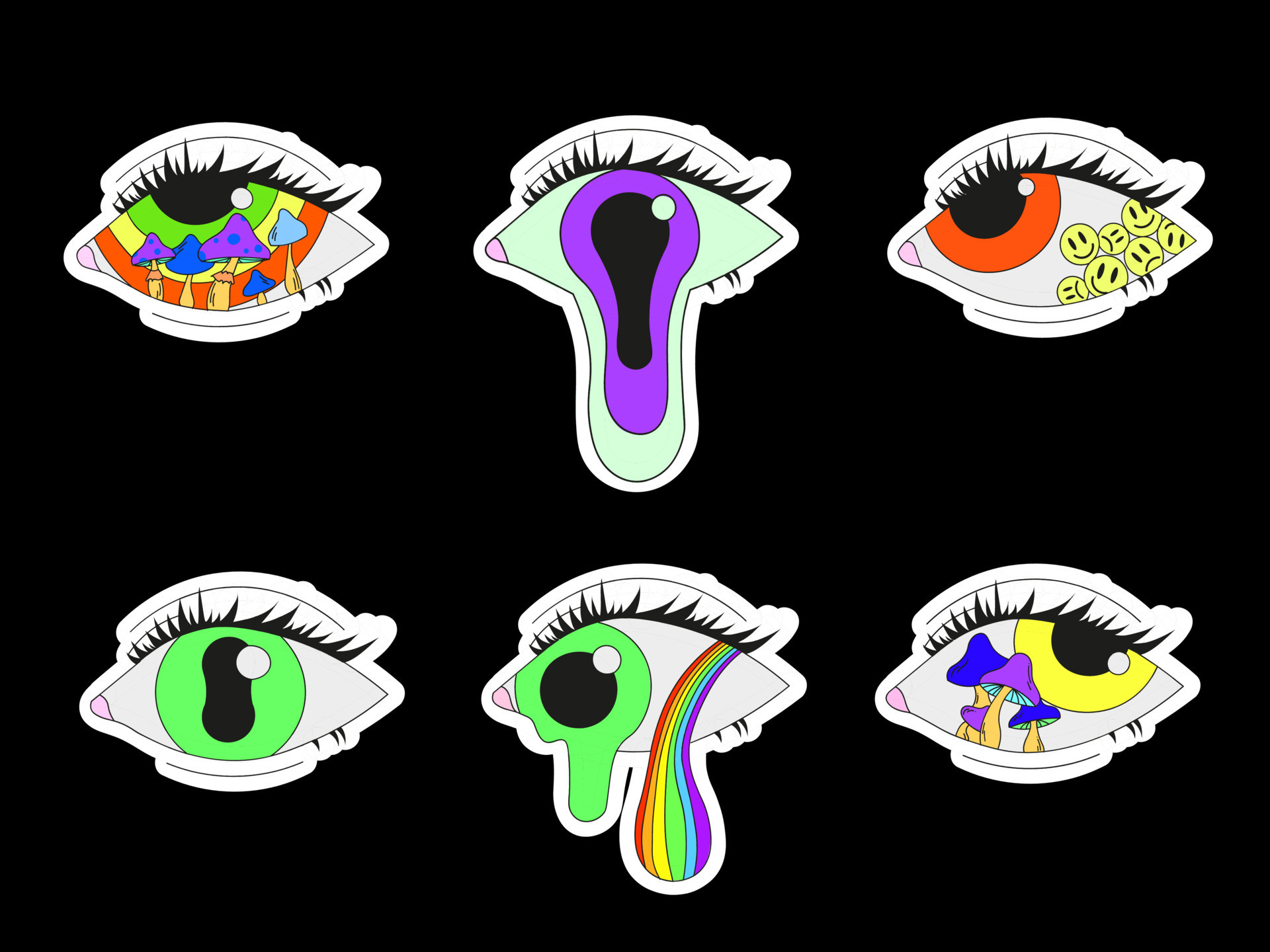 Trippy eye sales drawing