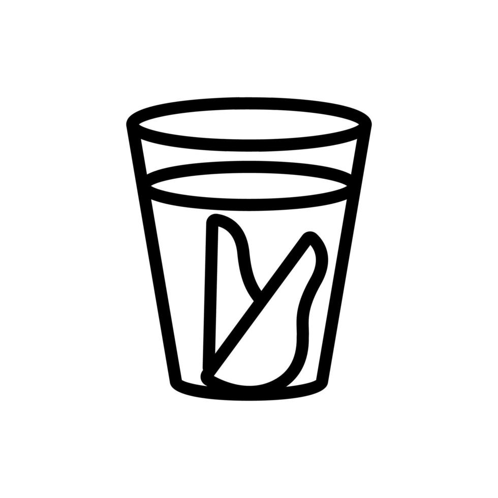 pear juice icon vector outline illustration