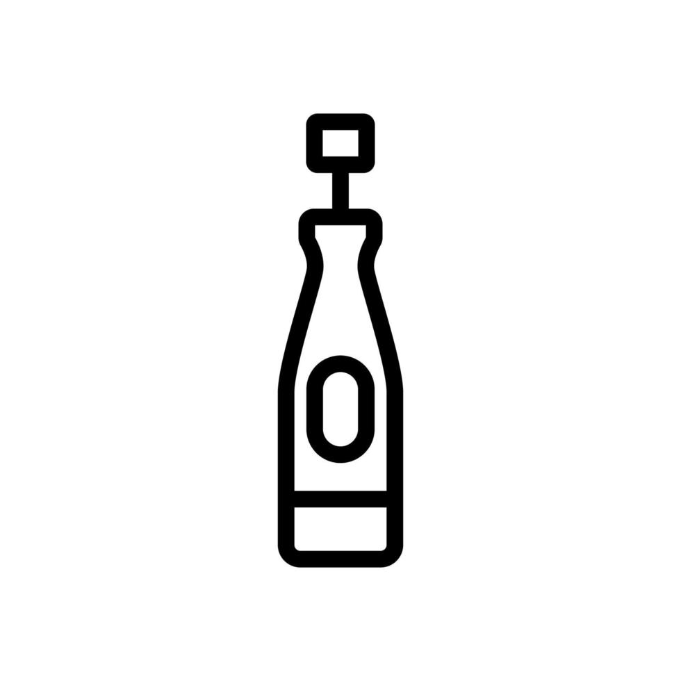 grooming grinder front view icon vector outline illustration