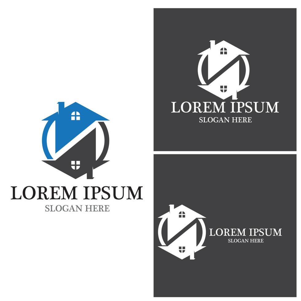 Property and Construction Logo design vector