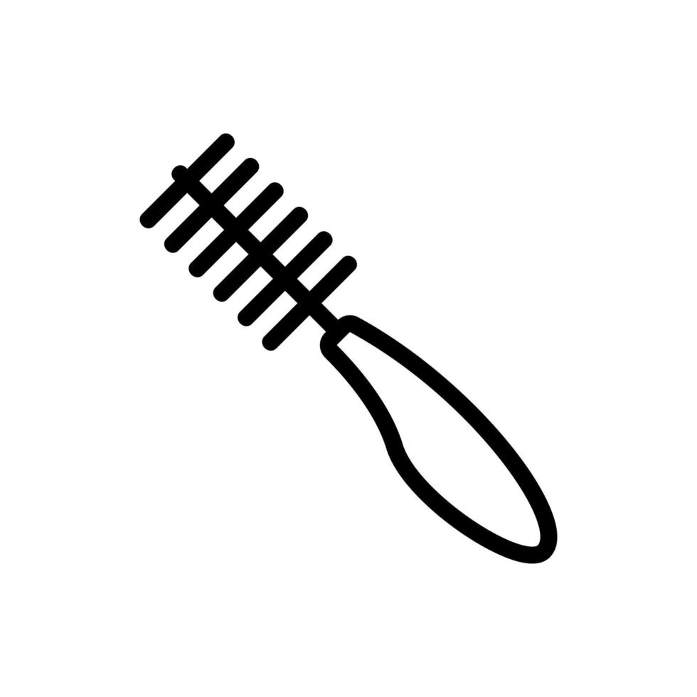 grooming cleaver icon vector outline illustration