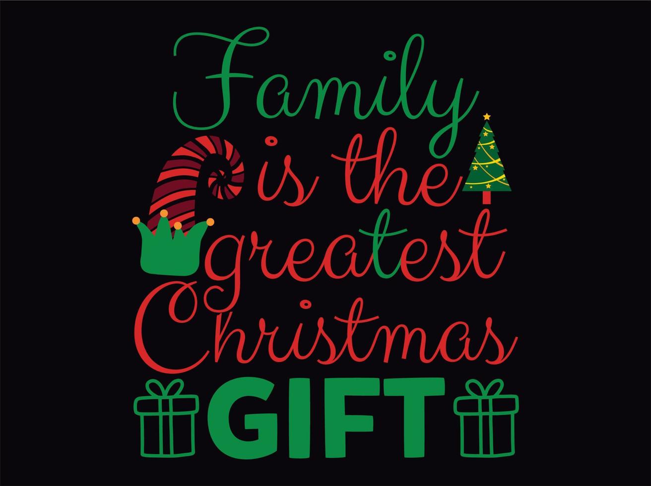 Christmas t-shirt design file vector