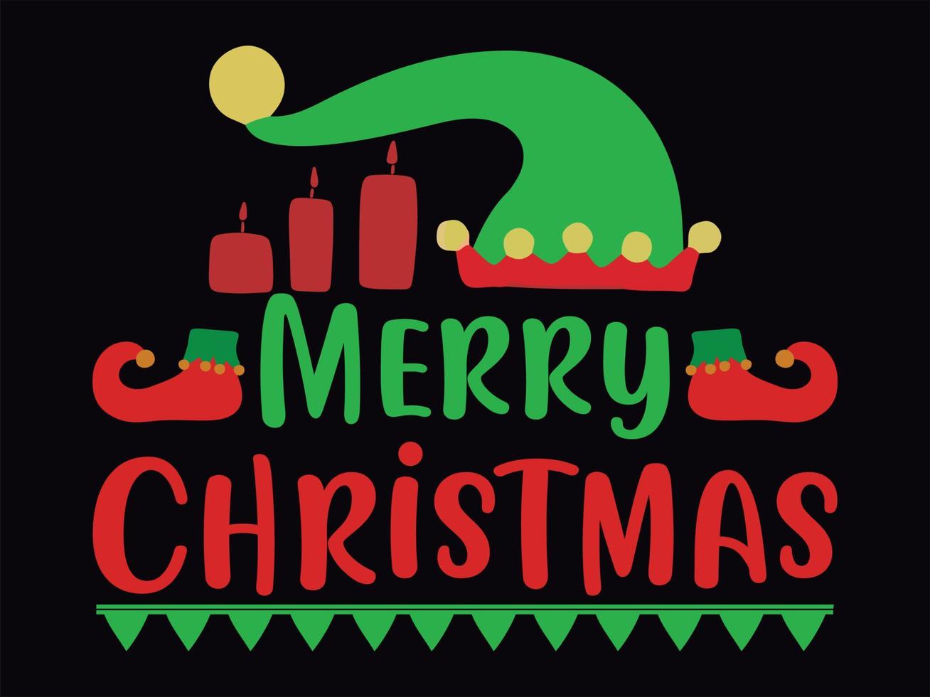 Christmas t-shirt design vector file