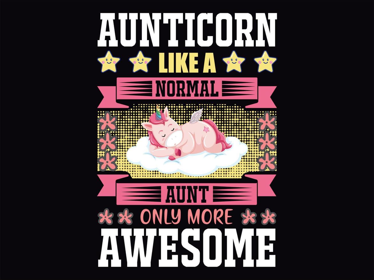 Unicorn t-shirt design vector file