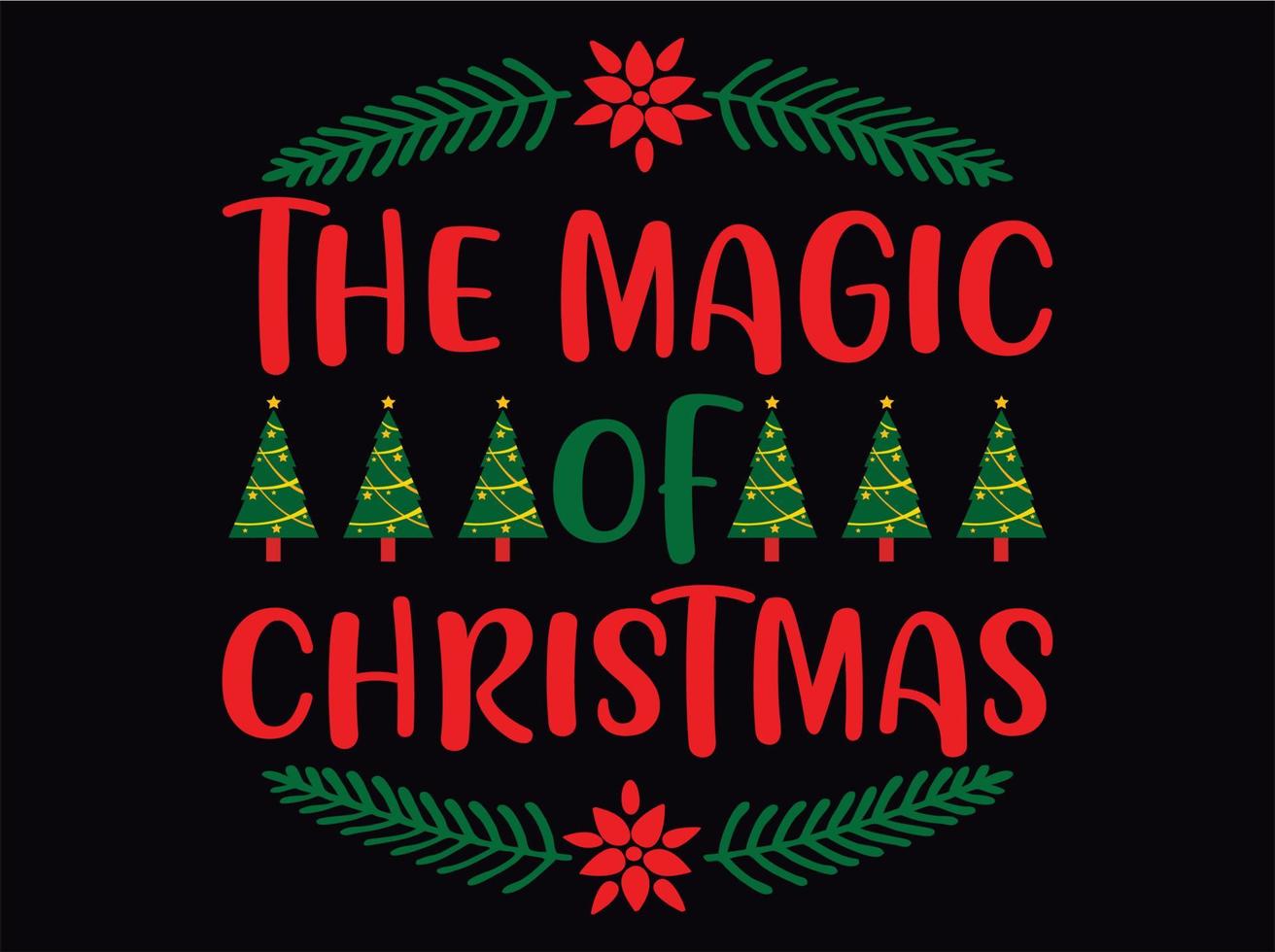 Christmas t-shirt design vector file