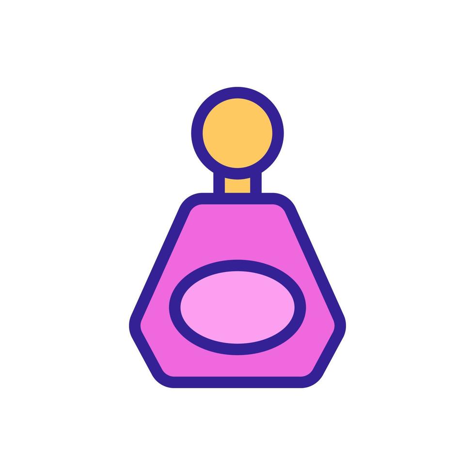 fragrant perfume icon vector. Isolated contour symbol illustration vector