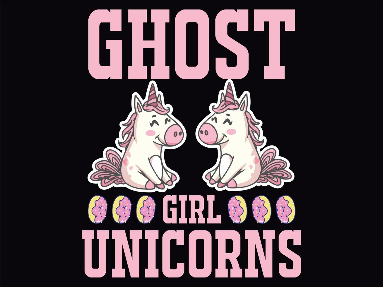 Unicorn t-shirt design vector file