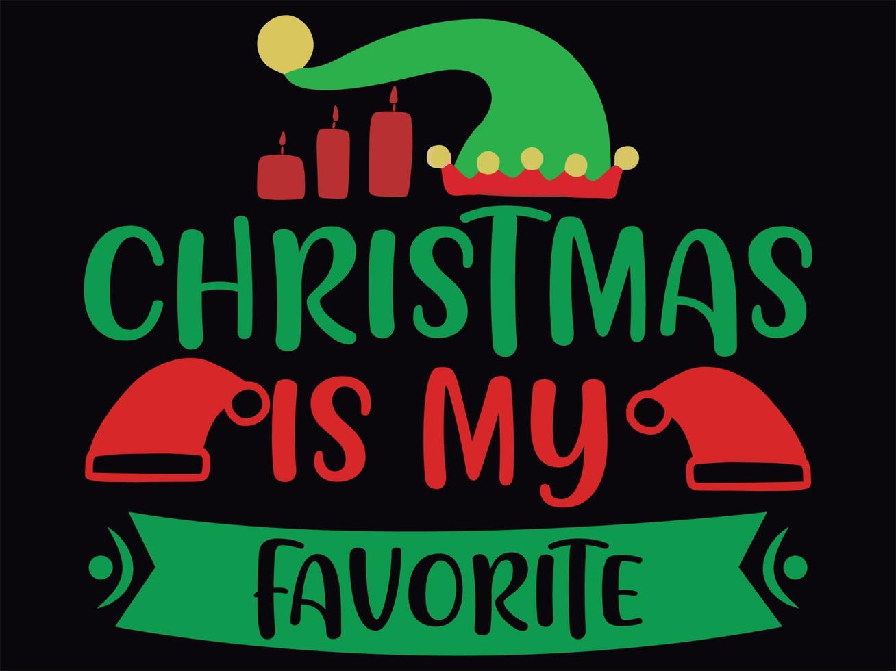 Christmas t-shirt design vector file