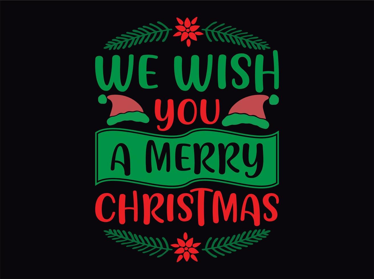 Christmas t-shirt design file vector