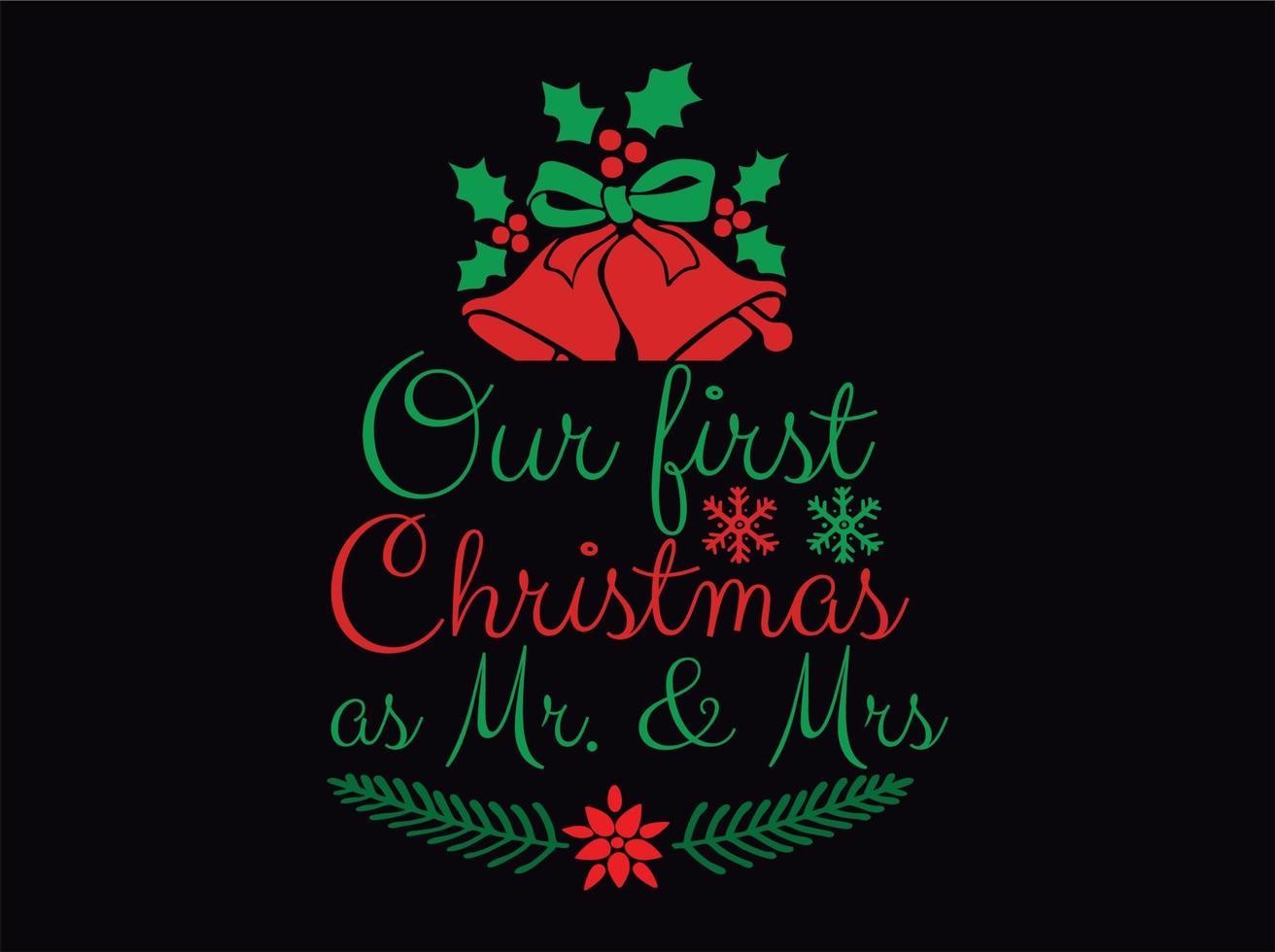 Christmas t-shirt design file vector