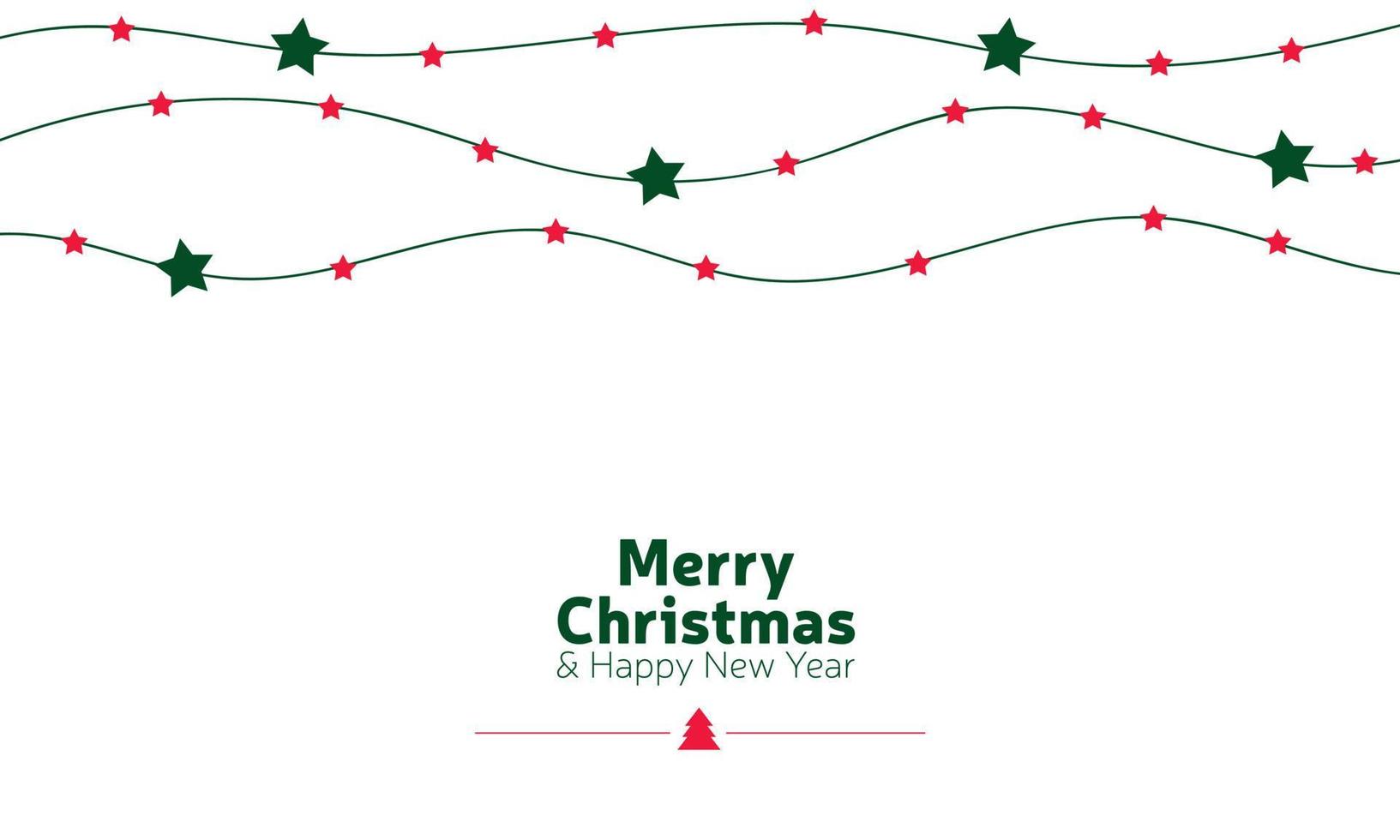 Marry Christmas poster Banner card isolated on simple background vector