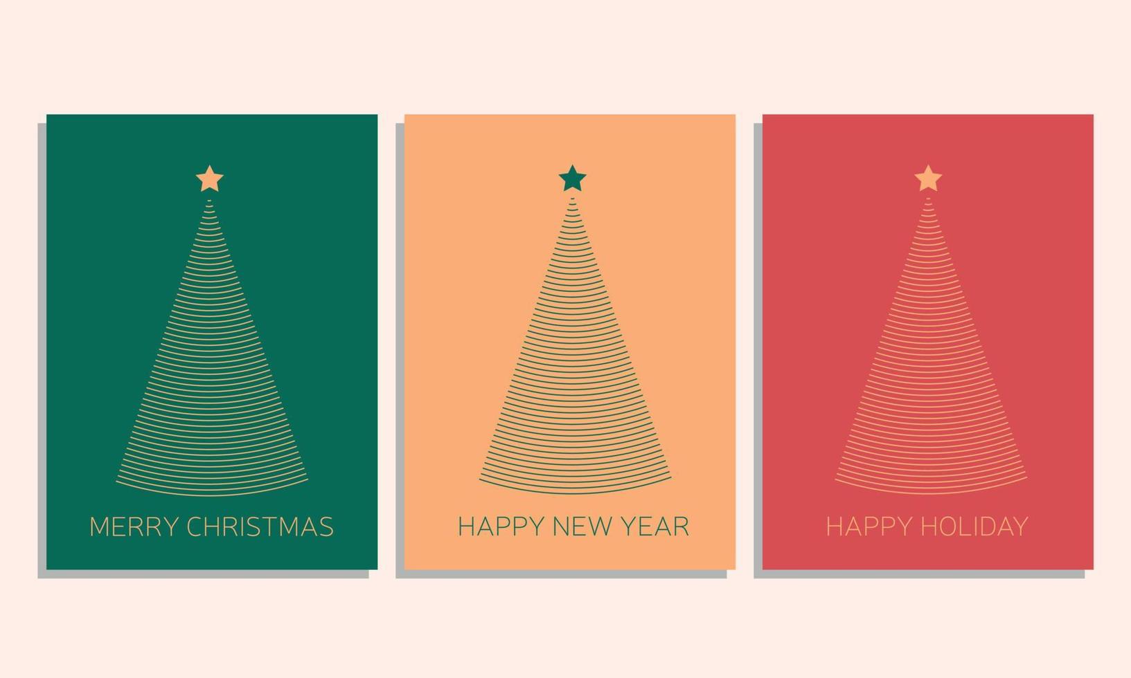 feliz navidad tarjeta de felicitación feliz año nuevo felicitaciones cartel bola de navidad juguete celebración de vacaciones de invierno vector