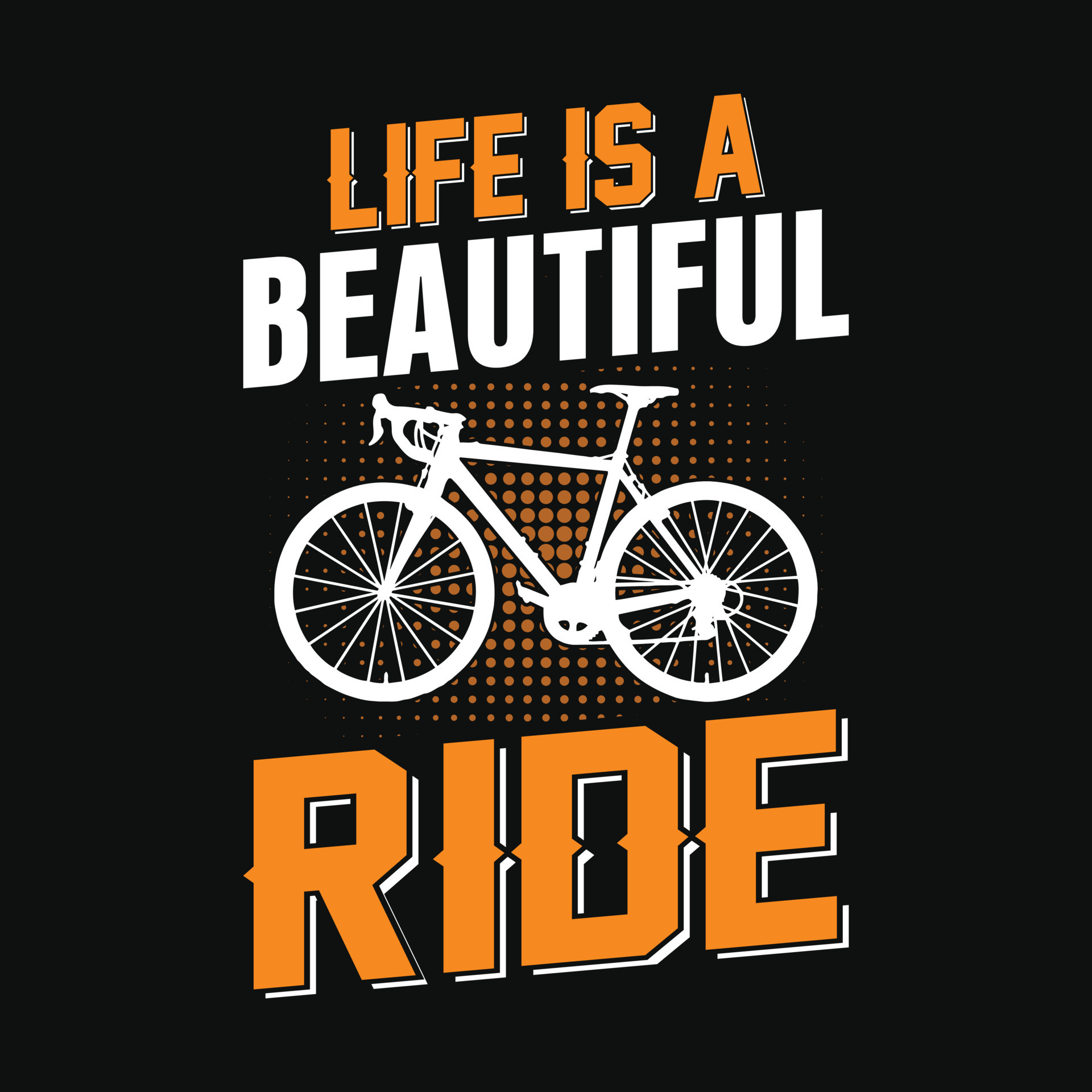 Bicycle Quotes T Shirt Design Graphic By FaiyazAlc · Creative Fabrica ...