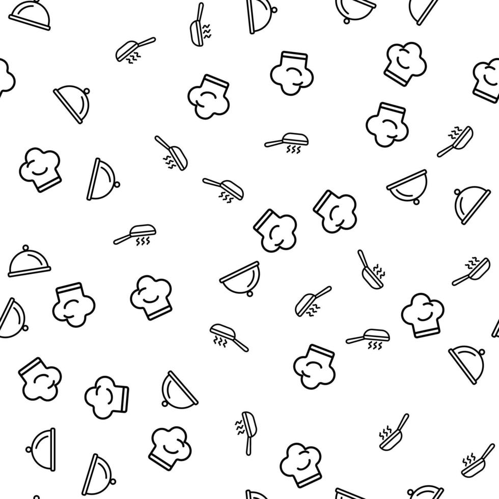Cooking Devices For Chef Seamless Pattern Vector