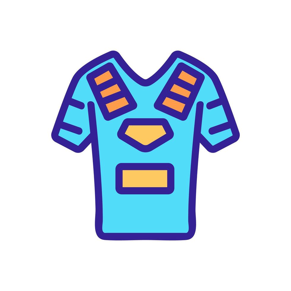 paintball clothes equipment icon vector outline illustration