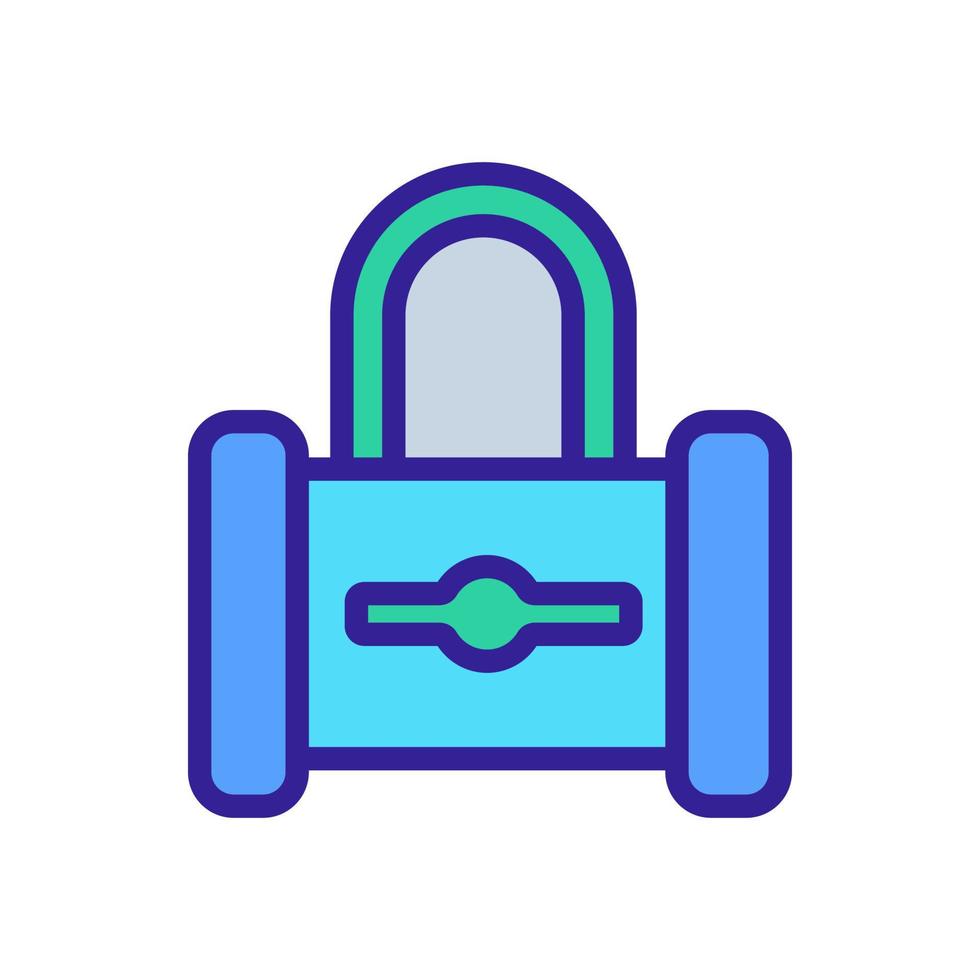 password lock icon vector outline illustration
