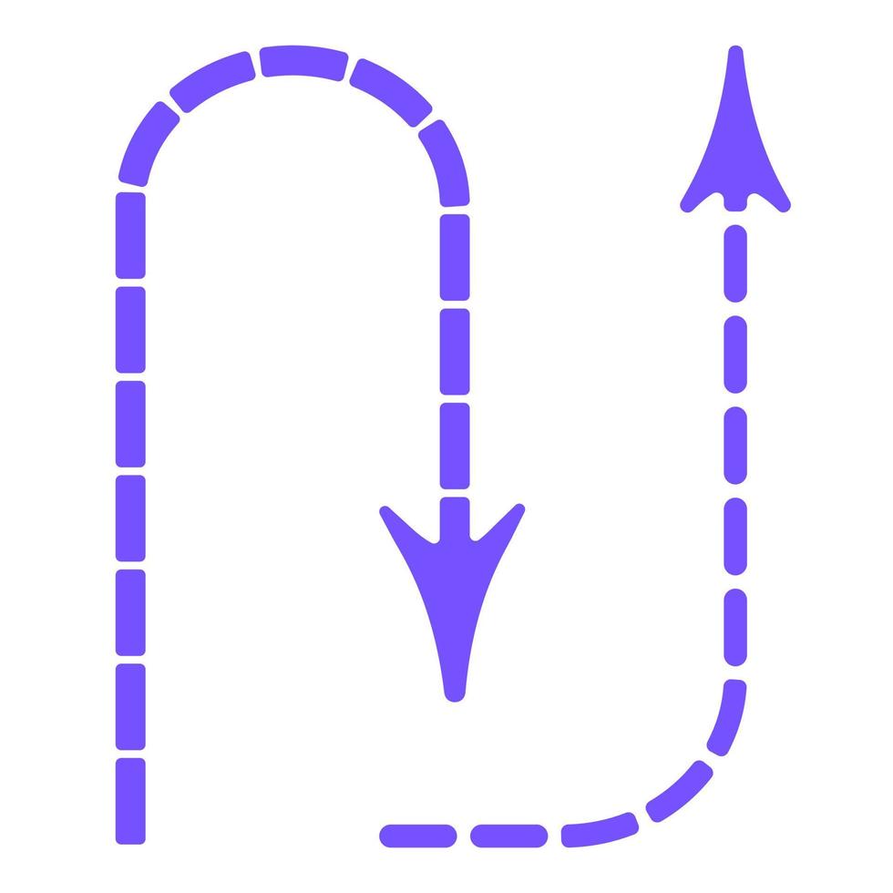 Hand-drawn arrows. Best for a business plan and education projects. vector