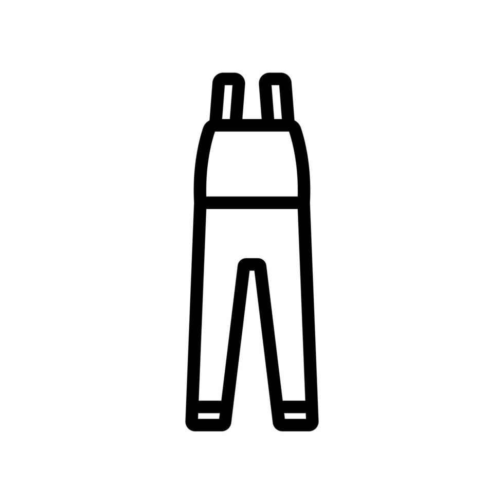protective clothing icon vector outline illustration